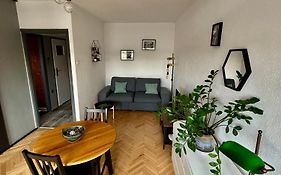 Warsaw Centrum Metro Ratusz Panoramic Apartment Balcony View by PolandBnB